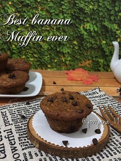 Foto resep Best banana muffin ever