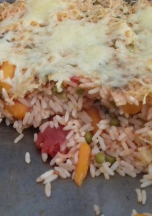 Une photo de Gratin de riz
