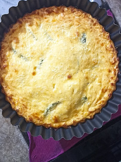 Una foto de Tarta de zapallitos (sin masa)