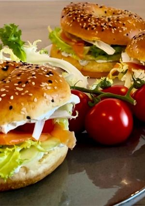 Une photo de Bagel nordique à la crème de Philadelphia