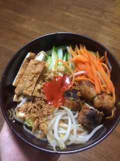 Hình của món Salad chay trộn kiểu hàn quốc.