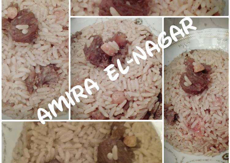 رز بالخلطة(باللحمة)