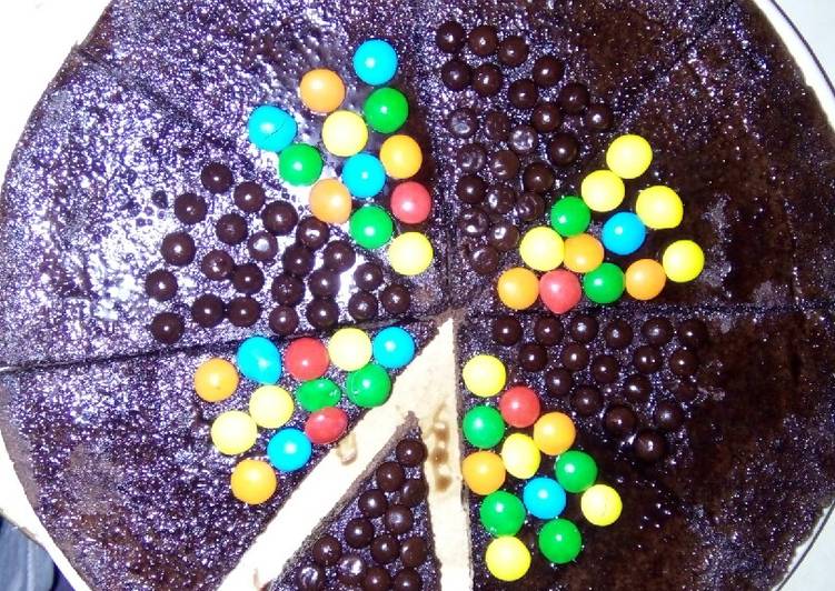 Cara Gampang Membuat Brownis pizza chocolatos Anti Gagal