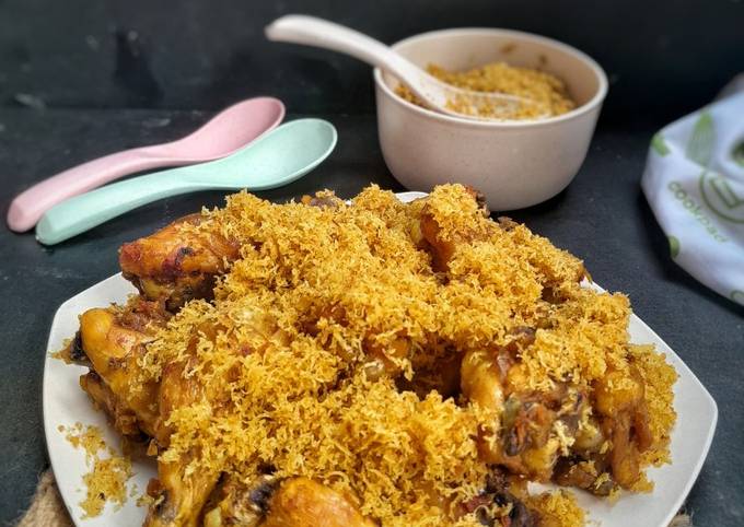 Ayam Goreng Serundeng Kelapa (Bumbu Racik)