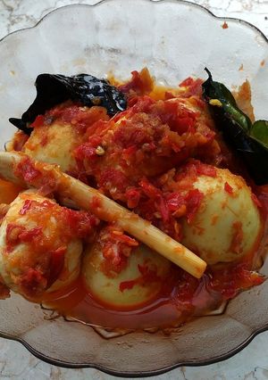 Foto resep Telur Rebus Bumbu Balado