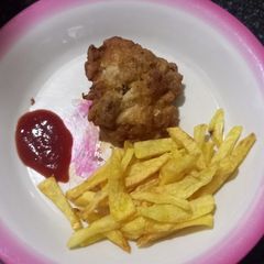 A picture of Maryland chicken and fries.