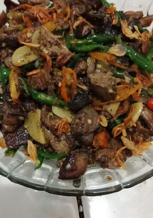 Foto resep Ati ampela cabai hijau