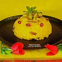 A picture of Basanti Sweet Pulao - Basanti Meethe Chawal.