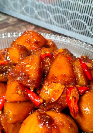 Foto resep Semur telur dan kentang