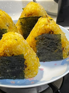 日式煎南瓜飯糰 的食譜成品照片