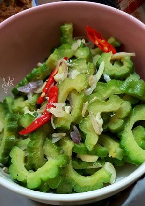 Foto resep Tumis Pare Teri Medan