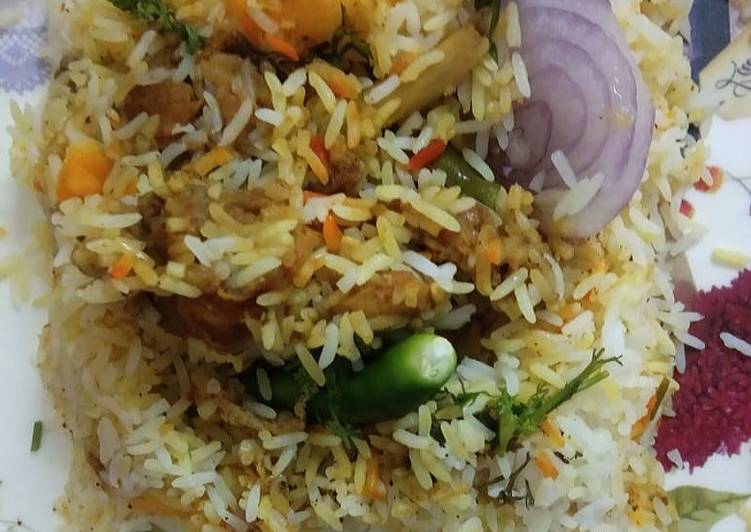 Simple Way to Cook Perfect Chicken dum biryani