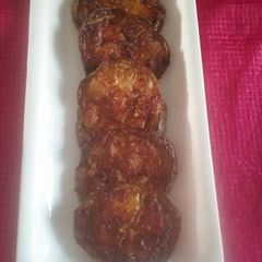 A picture of Baingan bhaja.
