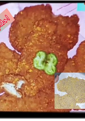 صورة لوصفة مش هتبطلي تعملي البانيه بالتتبيله دي وتحدي 💪👍 واحلي تغليفه