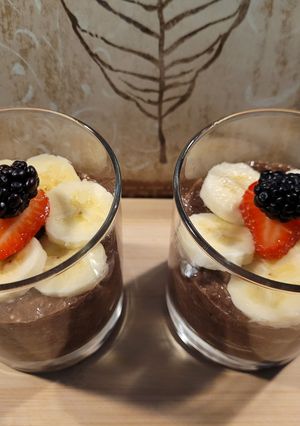 Foto resep Choco Chia Pudding