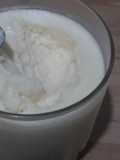 Mousse de chocolate blanco