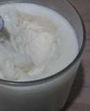 Mousse de chocolate blanco