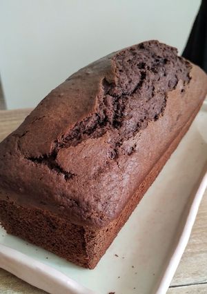 Una foto de Budín de banana y chocolate🍌🍫