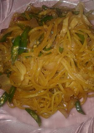 Foto resep Oseng pepaya muda