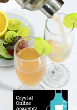 A picture of Rosé Spritzer Cocktail.