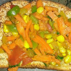 A picture of Masala Toast.
