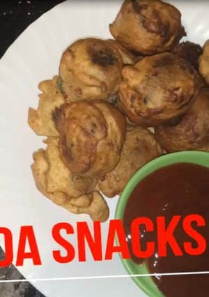 A picture of Aloo vada recipe.