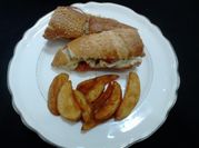 Una foto de sandwiches para halloween
