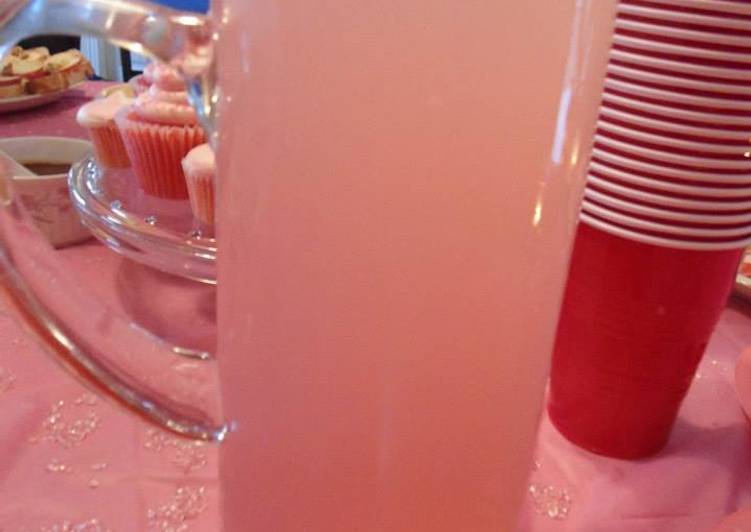 Recipe of Homemade Pink Lemonade