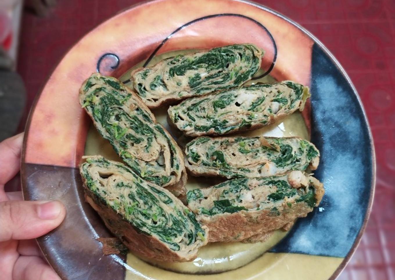 Bagaimana Membuat Dadar gulung bayam 🍤🥚 Anti Gagal