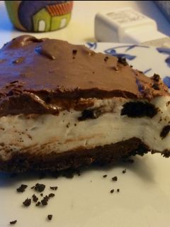 Una foto de Cheesecake de oreo sin horno