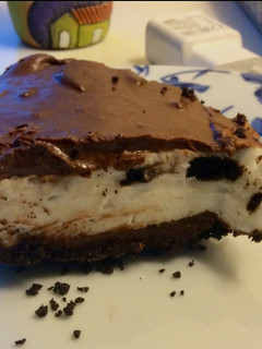 Una foto de Cheesecake de oreo sin horno