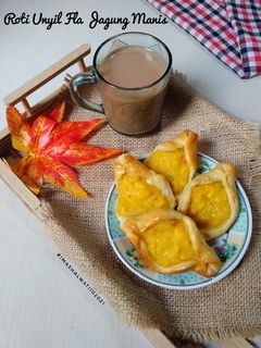Foto resep Roti Unyil Fla Jagung Manis