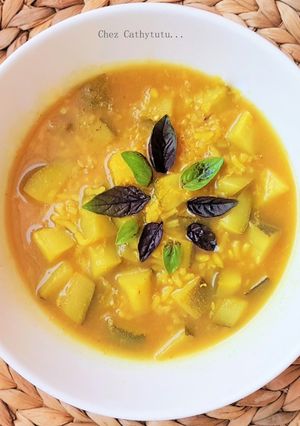 Une photo de Soupe rayon de soleil..