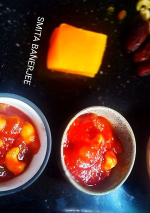 ড্রাই ফ্রুটস টমেটো পাতি লেবুর চাটনি (tomato pati lebur chutney recipe in bengali) রেসিপির প্রধান ছবি