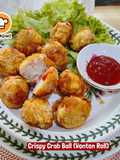 👩‍🍳Crispy Crab Ball (Wonton Roll)