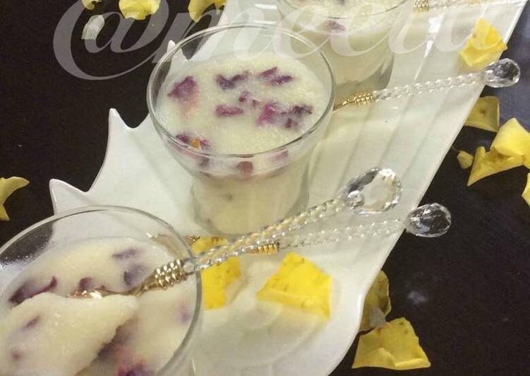 Gulabi Coconut Phirni