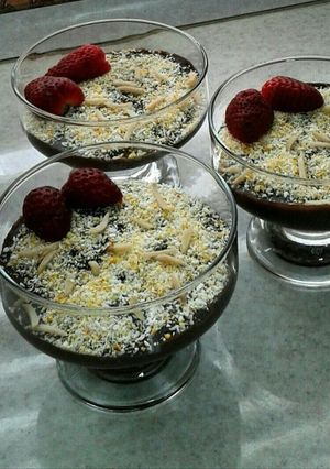 عکسی از دستور پودینگ شکلاتی🍫😋
