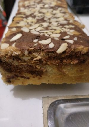 Foto resep Marmer cake putih telor