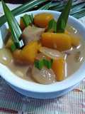 Kolak labu kuning (waloh)