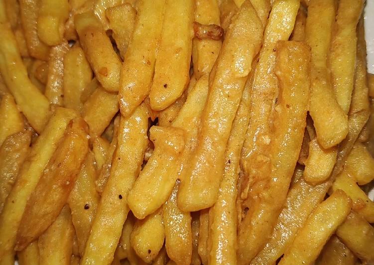 Kentang goreng saus salted egg🍟