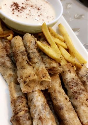 صورة لوصفة اصابع مسخن الدجاج اللذيذ