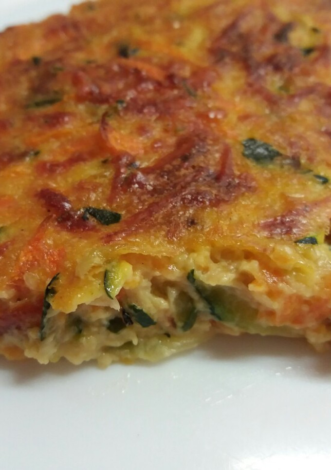 Una foto de Pastel de calabacín