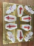 Ataúdes y murciélagos de sándwich para Halloween 🎃