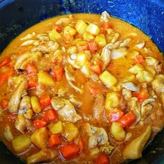 A picture of Carry   ragour  for rice.