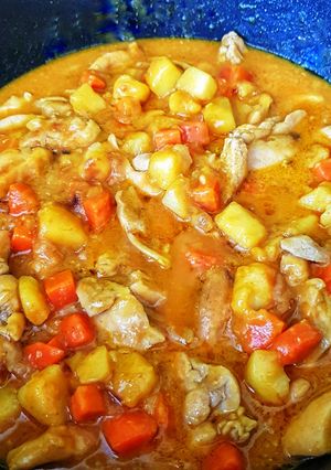 A picture of Carry   ragour  for rice.