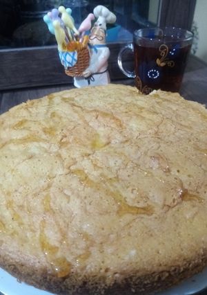 عکسی از دستور کیک موزی با پودر کاستر