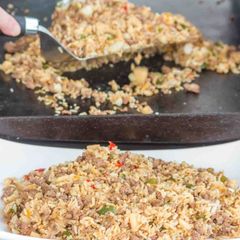 A picture of Griddle Fried Rice.