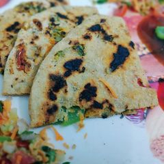 Green Salad Paratha A picture of Green Salad Paratha.