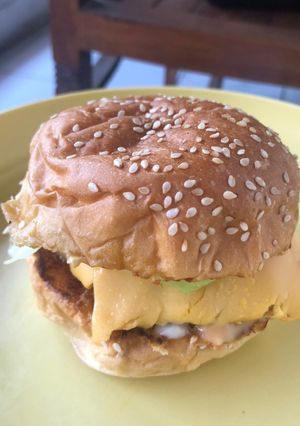 Foto resep Burger Keju