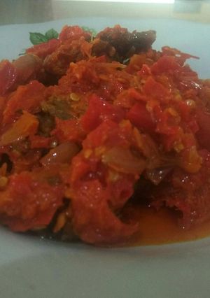 Foto resep Dendeng daging balado